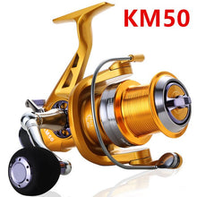 Load image into Gallery viewer, Sougayilang Carp Fishing Reel CNC Metal Spool Double Brake Spinning Fishing Reel Wheel for Freshwater Saltwater Travel Fishing