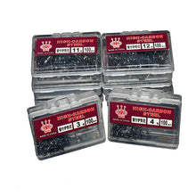 Load image into Gallery viewer, 100PCS 1 Box Steel Fishhooks Carp Fishing Jig Head Set Pesca Fishing High carbonTackle carp fishing hooks