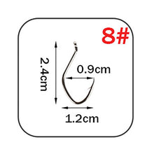 Load image into Gallery viewer, W.P.E Brand Catfish Hook 5-10pcs/pack High-Carbon Steel Fishing Hook 2#-12# Very Sharp Hook Barbed Catfish Hook Fishing Tackle