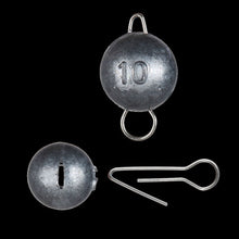 Load image into Gallery viewer, WALK FISH 5PCS/Lot Lead Weight with Swivle Cheburashka Sinker Jig Head Lead Weights 2g/3g/5g/7g/10g/12g/14g/18g/21g Lure Fishing