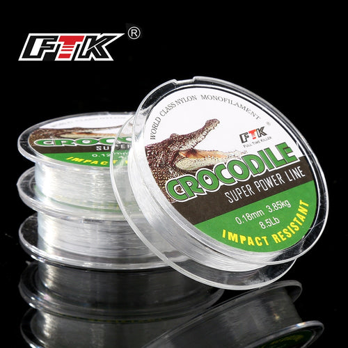 FTK Ice Fishing Nylon Line 0.08MM-0.25MM 2.9-12.5LB 1.3kg-5.7kg Fishing Line peche accesoires