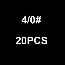 Load image into Gallery viewer, WALK FISH 20PCS/Lot Premium Quality Chemically Sharpened Octopus Circle Fishing Hooks in Sizes 1# 1/0 2/0 3/0 4/0 5/0