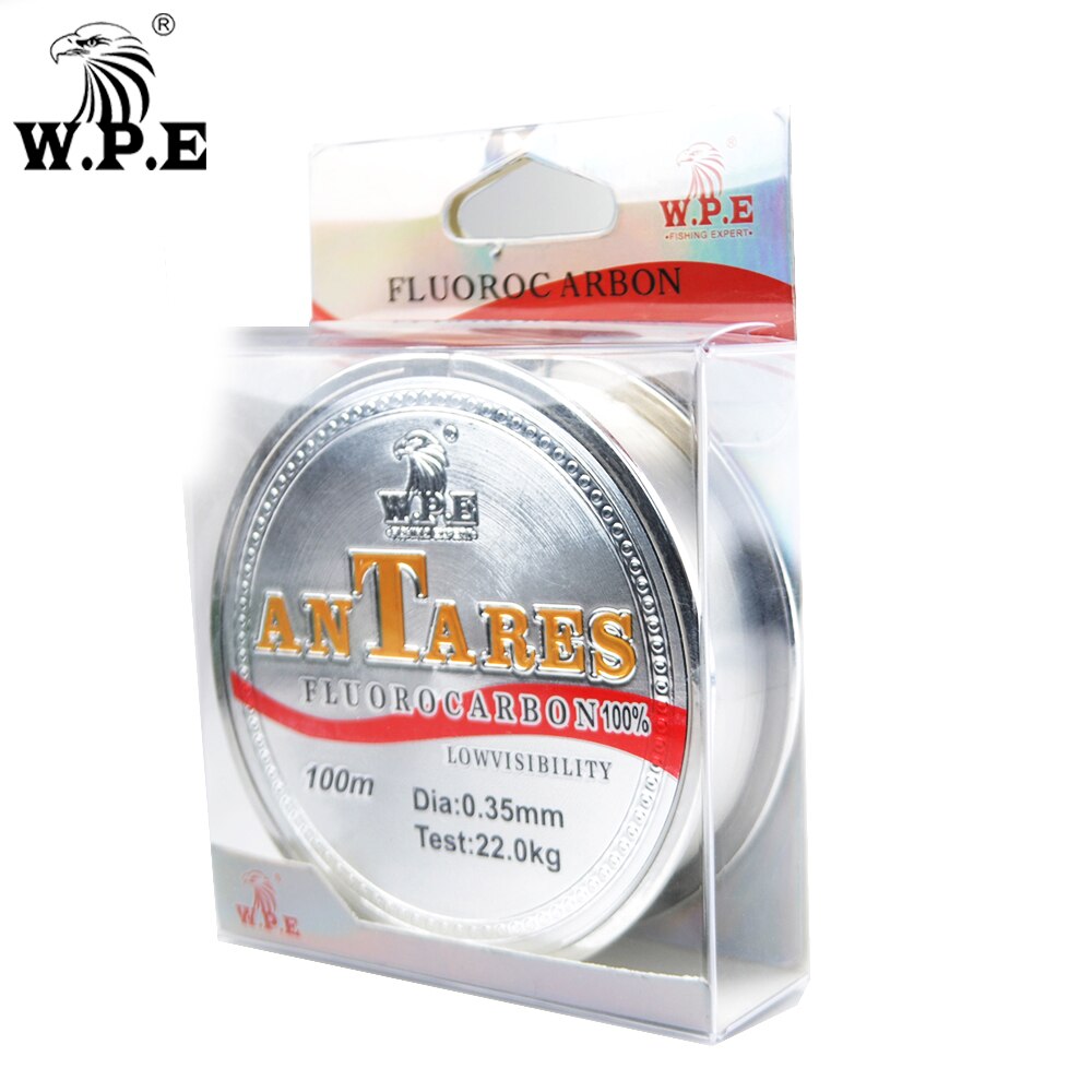 W.P.E Brand New ANTEROS Fishing Line 0.20mm-0.60mm Fluorocarbon Fishing Line 100m 10KG-41KG Carbon Fiber for Carp Fishing