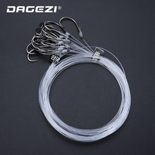 Load image into Gallery viewer, DAGEZI 28pcs/lot High Carbon Steel Fishing Hook with Fishing Line Barbed Hook Sea Fishing Hooks Carp fishing Tackle
