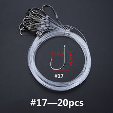 Load image into Gallery viewer, DAGEZI 28pcs/lot High Carbon Steel Fishing Hook with Fishing Line Barbed Hook Sea Fishing Hooks Carp fishing Tackle
