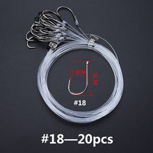 Load image into Gallery viewer, DAGEZI 28pcs/lot High Carbon Steel Fishing Hook with Fishing Line Barbed Hook Sea Fishing Hooks Carp fishing Tackle