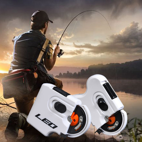 1PC LEO New Portable Electric Fishing Hook Machine Fishing Amine From Fishing Fast Line Binding Equipment Accessories