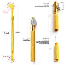 Load image into Gallery viewer, Aluminum Alloy Fishing Tackle Hook Tier Fishing Line Tying Tool  with Sub-line Tie Knots Tie and Loop Tyer Fishhook Remover