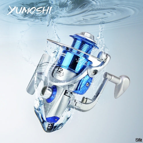 Sfit Fishing Reel All Metal Spool Spinning Reel 8KG Max Drag Stainless Steel Handle Line Spool Saltwater Fishing Accessories