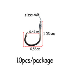 Load image into Gallery viewer, 5 group 10Pcs Fishhooks PE line Rigs Swivel Fishing Tackle Lures Pesca Baits Single Combination String Hook With