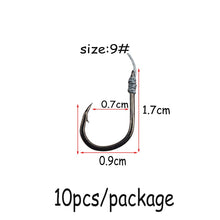 Load image into Gallery viewer, 5 group 10Pcs Fishhooks PE line Rigs Swivel Fishing Tackle Lures Pesca Baits Single Combination String Hook With