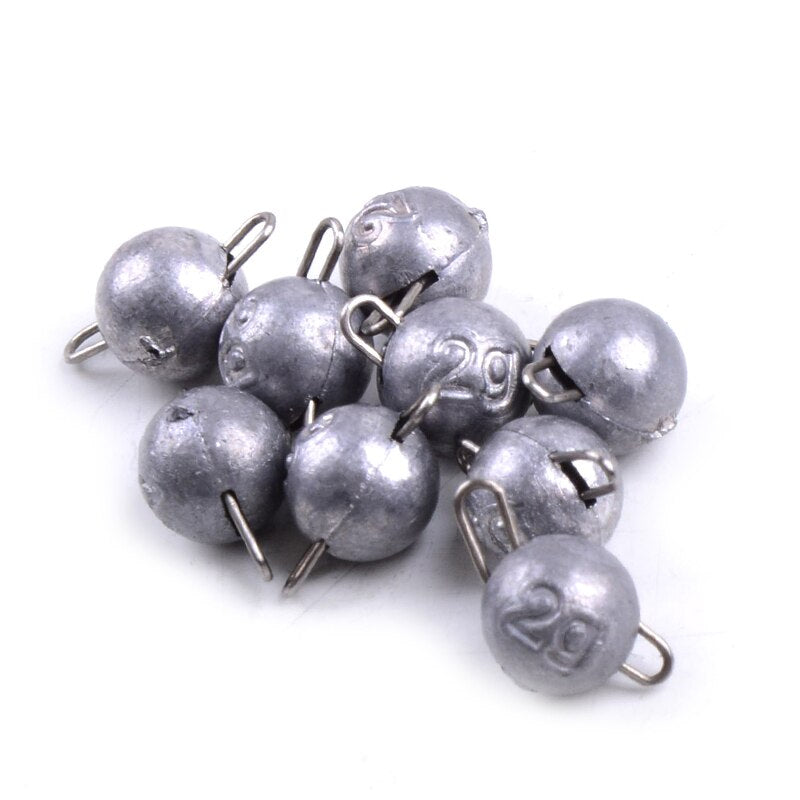 5pcs Fishing Lead Sinker Weight Jig Head Lead Deep Water Bullet Weight Match crank hook Fishing tackle accessories pesca