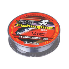 Load image into Gallery viewer, 100% transparent Fish Line 100/150/200/300/500M Super Strong Nylon Not Fluorocarbon Tackle Non-Linen Multifilament Fishing Line