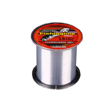Load image into Gallery viewer, 100% transparent Fish Line 100/150/200/300/500M Super Strong Nylon Not Fluorocarbon Tackle Non-Linen Multifilament Fishing Line