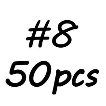 Load image into Gallery viewer, Bimoo 50PCS Barbed Fish Hook Baitholder Fishing Hooks Worm Pond Bream C Fish Bait Holder Size 10 12 14 1/0 2/0 3/0 Cheap Price