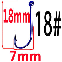 Load image into Gallery viewer, 50pcs Fishing Hooks Fishing Tackle Durable Fishhooks Carp Barbed Hook Ocean River Lake  Bait Lure Fish Tool