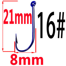 Load image into Gallery viewer, 50pcs Fishing Hooks Fishing Tackle Durable Fishhooks Carp Barbed Hook Ocean River Lake  Bait Lure Fish Tool