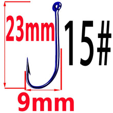 Load image into Gallery viewer, 50pcs Fishing Hooks Fishing Tackle Durable Fishhooks Carp Barbed Hook Ocean River Lake  Bait Lure Fish Tool