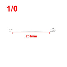 Load image into Gallery viewer, Hyaena 6pcs/Bag Stainless Steel Fishing Wire Line Fly Fishing Leash With Hooks and Swivel Fishing Leader 25cm Anti-bite