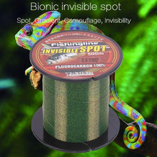 Load image into Gallery viewer, 100/150/200/300/500m Camouflage Spots Fishing Line Super Strong Pull Nylon Smooth Main Line Invisible Fishing Accessories