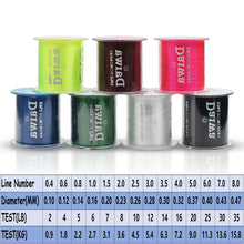 Load image into Gallery viewer, 100M 500M Nylon Fishing Line Super Strong Monofilament Quality Japanese Material Saltwater Carp Fishing