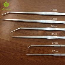 Load image into Gallery viewer, New 27cm/38cm/48cm Straight/Elbow Stainless Steel Fish Tank Tweezers Pliers Plants tweezers Aquarium Maintenance Cleaning Tools