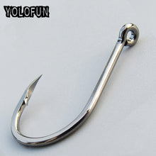 Load image into Gallery viewer, 50pcs/ Lot octopus Fishing Hooks High Carbon Chmical Sharpen Barbed Circle Hook Tackle Set 5C Point Hardness Supplier Fishhooks