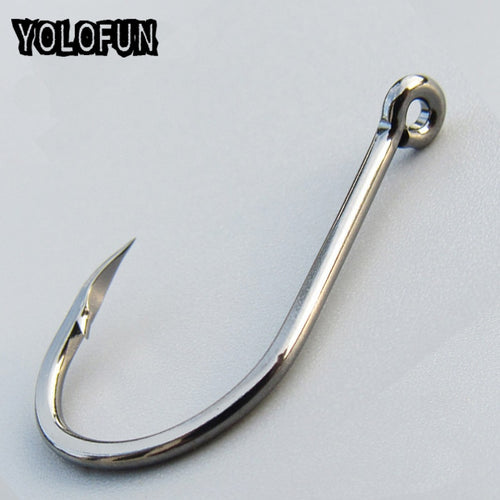 50pcs/ Lot octopus Fishing Hooks High Carbon Chmical Sharpen Barbed Circle Hook Tackle Set 5C Point Hardness Supplier Fishhooks