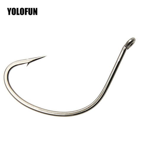 10pcs/lots drop shot Fishing Hook For Senko Worm and livebait Wacky Rig Bass Fishing  High Carbon Material Fishing Hooks