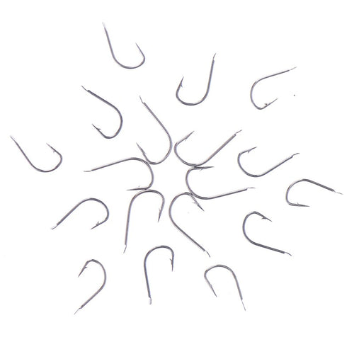 100PCS 1 Box High Carbon Steel Circle Owner Fishing Hooks Freshwater Fishhook hole Strong carp Fish Tackle