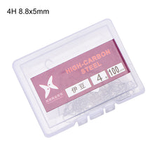 Load image into Gallery viewer, 100PCS 1 Box High Carbon Steel Circle Owner Fishing Hooks Freshwater Fishhook hole Strong carp Fish Tackle