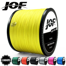 Load image into Gallery viewer, 2018 JOF 300m 500m 1000m 10LB - 80LB PE Multifilament 4 Strands Braid Line Ocean Fishing Super Strong Carp Braided Fishing Line