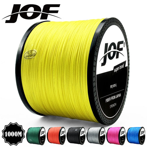 2018 JOF 300m 500m 1000m 10LB - 80LB PE Multifilament 4 Strands Braid Line Ocean Fishing Super Strong Carp Braided Fishing Line