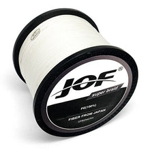 Load image into Gallery viewer, 2018 JOF 300m 500m 1000m 10LB - 80LB PE Multifilament 4 Strands Braid Line Ocean Fishing Super Strong Carp Braided Fishing Line