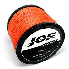 Load image into Gallery viewer, 2018 JOF 300m 500m 1000m 10LB - 80LB PE Multifilament 4 Strands Braid Line Ocean Fishing Super Strong Carp Braided Fishing Line