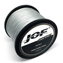 Load image into Gallery viewer, 2018 JOF 300m 500m 1000m 10LB - 80LB PE Multifilament 4 Strands Braid Line Ocean Fishing Super Strong Carp Braided Fishing Line