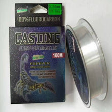 Load image into Gallery viewer, 100M  fluorocarbon coated FishingLine Super Strong Monofilament  Quality Japanese Material fil de peche nylon Carp Fishing