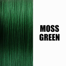Load image into Gallery viewer, Ascon Fish 4 Strands Japan Ultra Strong Braided Fishing Line 100m for Cord Fishing Accessories 6-100LB Green 4 Wire Thread