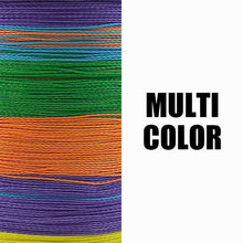 Load image into Gallery viewer, Ascon Fish 4 Strands Japan Ultra Strong Braided Fishing Line 100m for Cord Fishing Accessories 6-100LB Green 4 Wire Thread