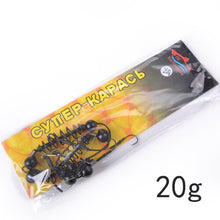 Load image into Gallery viewer, FISH KING Fishing Hook Artificial Lure Bait Cage Set Fishing Feeder 1pc/lot Baitholder Carp Lead Sinker Swivel Line Assorted 713