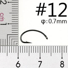 Load image into Gallery viewer, 100PCS Fly Tying Hook Nymph Bug Shrimp Scud Pupae Larvae Caddis Flies Fishing Hooks #8~#16