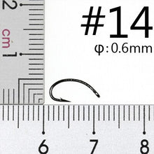 Load image into Gallery viewer, 100PCS Fly Tying Hook Nymph Bug Shrimp Scud Pupae Larvae Caddis Flies Fishing Hooks #8~#16