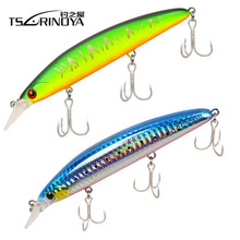 Load image into Gallery viewer, Tsurinoya Minnow Fishing Bait 110mm/20.5g  Treble Hook Bass Fishing Tackle Leurre Souple Wobbler Peche A La Carpe Accessoires