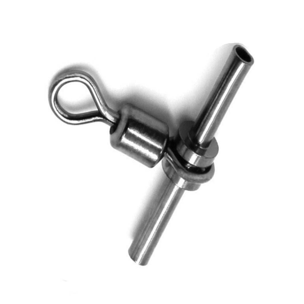 10pcs/lot cross-line crane connector 2/0#-10# fishhooks with fishing swivels hook connector fishing accessoires for bass carp