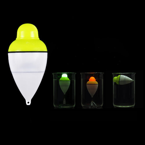 LED Elektronische Visserijvlotter Zoutwater Rock Plastic Visdobbers Lichtgevende Vis Boeien Visgerei Accessoires Grote Buik Drif