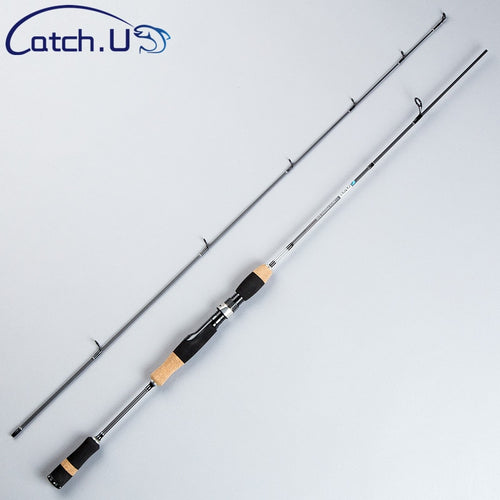 Catch.U 1.8M Fishing Rod Carbon Spinning Rods UL Lure Casting Rod Ultra Light Power Soft Fishing Rod Carp Line 2-5lb Wt 0.8-5g
