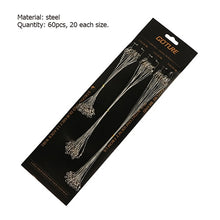 Load image into Gallery viewer, Goture 60/100pcs Fishing Line With Fishhook Swivel Snap Steel Wire Leader Trace Lures Leash Spinning Expert