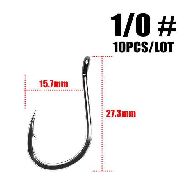 ISE Fishing Hook ISEAMA With Eye 50358 1/0-10#  10pcs/lot  High Carbon  Carp Catfish Anzol Peche Japan Tackle Fishing hook owner
