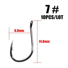 Load image into Gallery viewer, ISE Fishing Hook ISEAMA With Eye 50358 1/0-10#  10pcs/lot  High Carbon  Carp Catfish Anzol Peche Japan Tackle Fishing hook owner