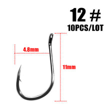 Load image into Gallery viewer, ISE Fishing Hook ISEAMA With Eye 50358 1/0-10#  10pcs/lot  High Carbon  Carp Catfish Anzol Peche Japan Tackle Fishing hook owner